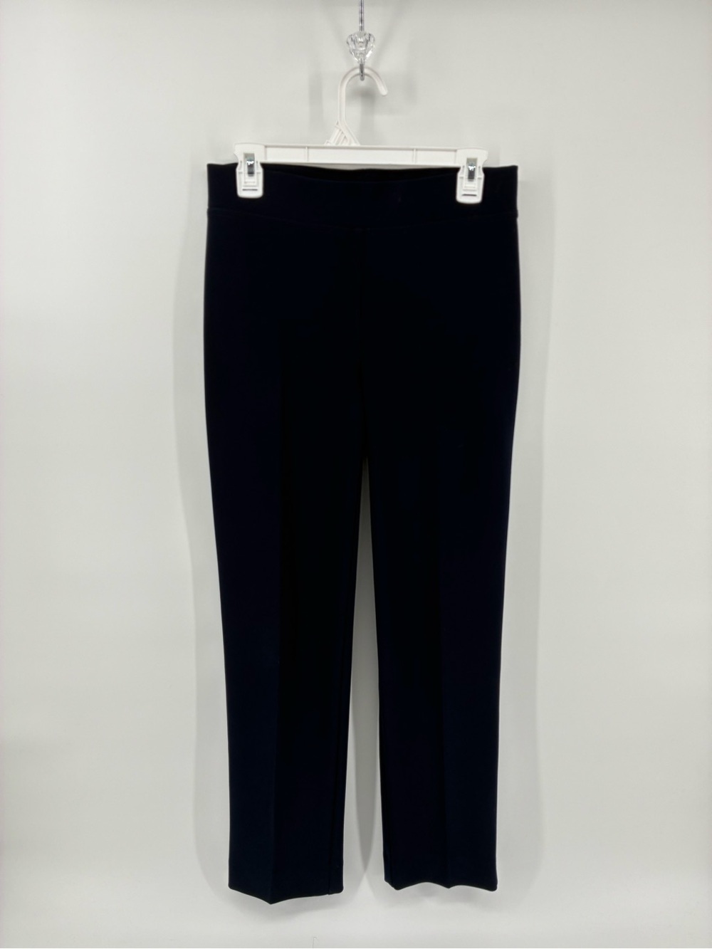 Joseph Ribkoff Elegant Dark Blue Front Crease Trousers